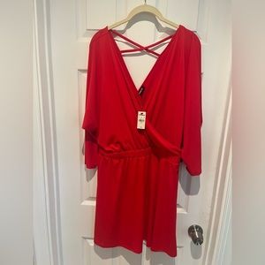 NWT Express red mini dress